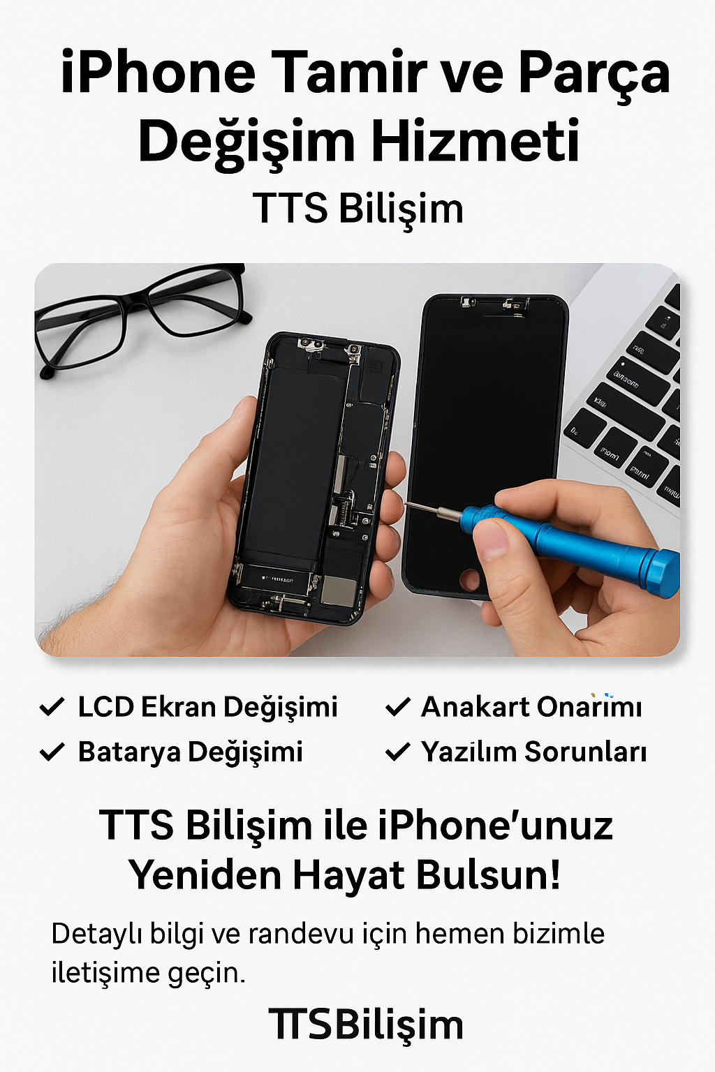iPhone Tamir ve Parça Değişim Hizmeti | TTS Bilişim